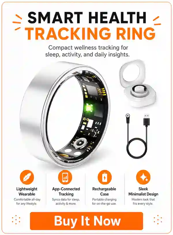 Smart Health Tracking Ring