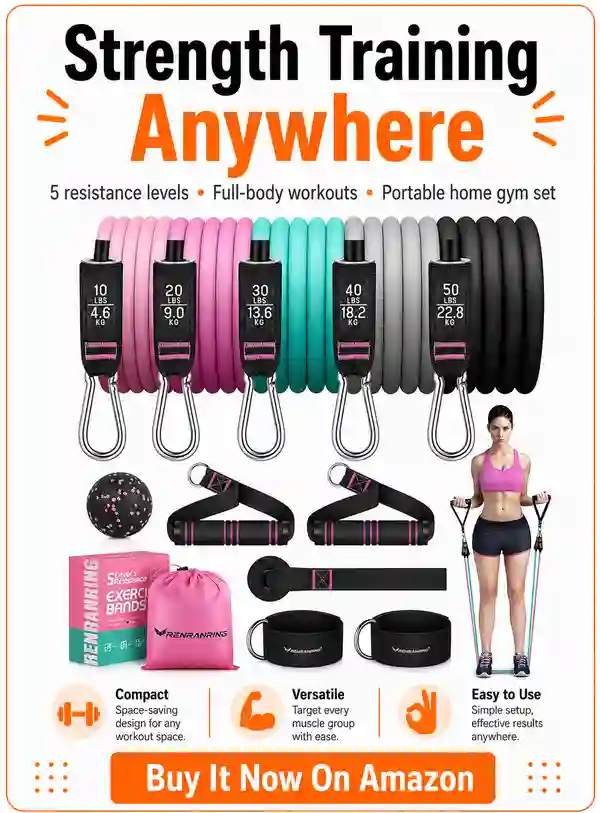 5-Level Resistance Bands Set