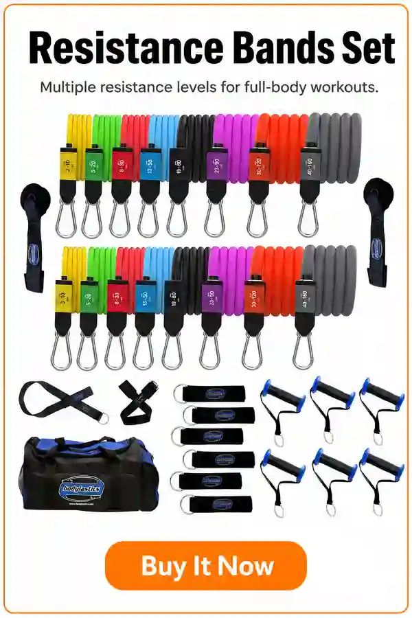 Bodylastics Stackable Resistance Bands Set