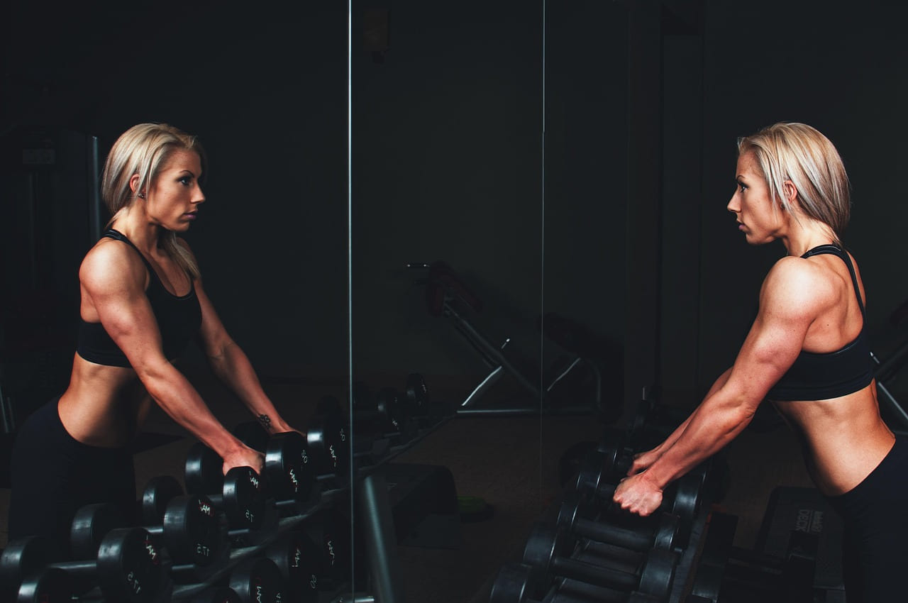training, muscles, arms, blonde, bar bells, workout, fitness, exercise, sport, gym, strong, young, woman, person, healthy, lifestyle, body, fit, muscular, studio, athlete, equipment, strength, female, active, power, mirror, blue fitness, blue gym, blue exercise, blue training, blue healthy, blue workout, blue sports, blue body, blue mirror, blue power, fitness, gym, gym, gym, gym, gym, mirror on First Rep Forward
