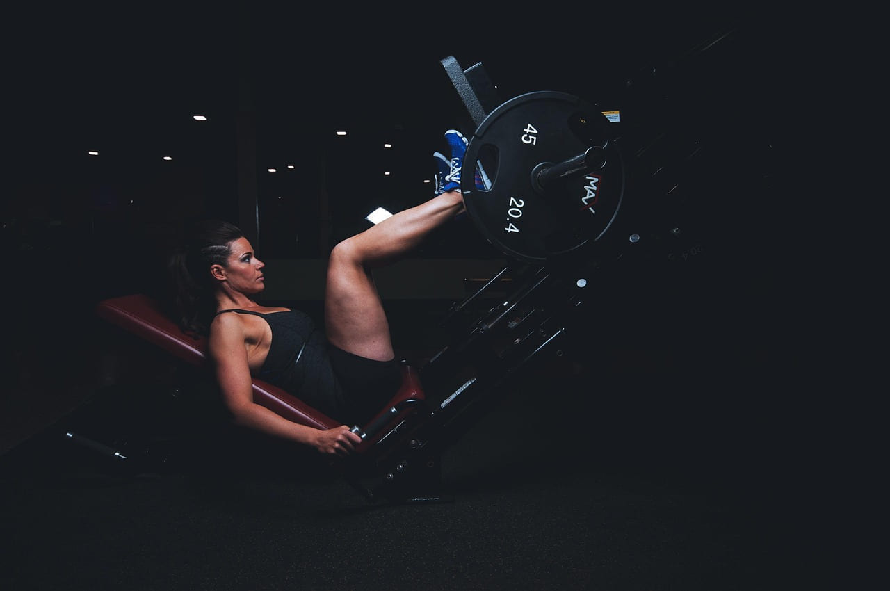 adult, gym, athlete, dark, energy, exercise, exercise equipment, female, fit, fitness, girl, healthy, legs, muscles, plates, strength, strong, sweat, training, woman, workout, workout gear, push, blue fitness, blue gym, blue exercise, blue training, blue healthy, blue energy, blue dark, blue workout, gym, gym, gym, gym, gym, fitness on First Rep Forward